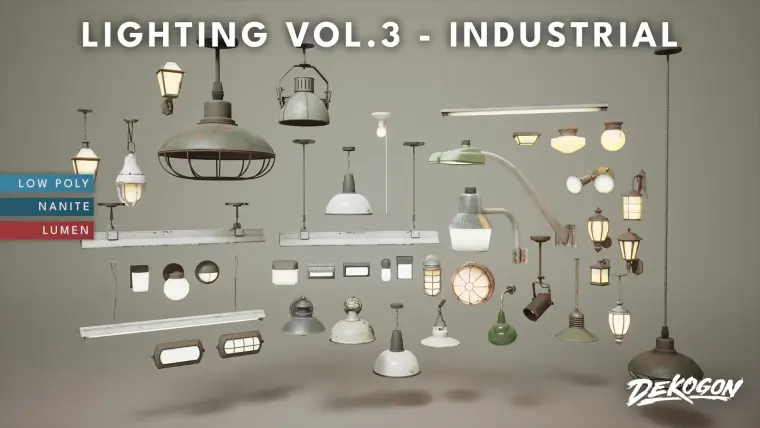 Lighting VOL.3 - Industrial (Nanite and Low Poly)
