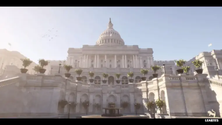 US Capitol Exterior Environment