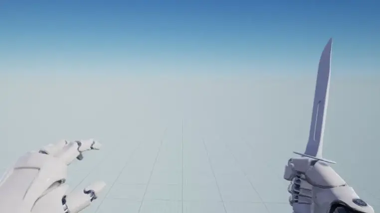 First Person Knife