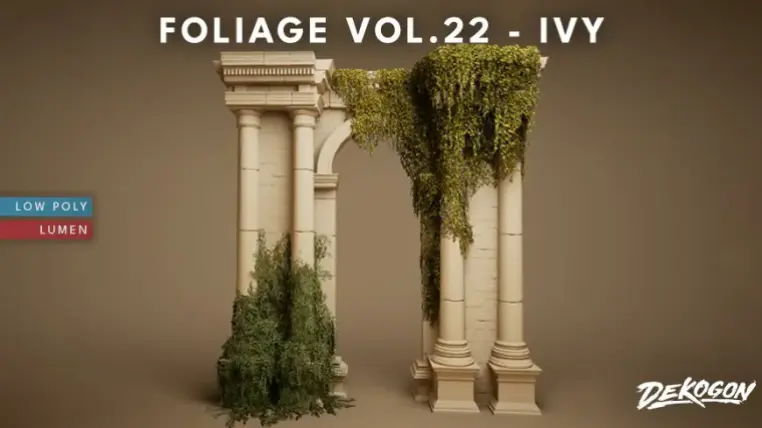 Foliage VOL.23 - Ivy (Low Poly)