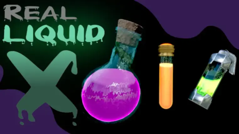 Real Liquid X - Liquid Material & Blueprint