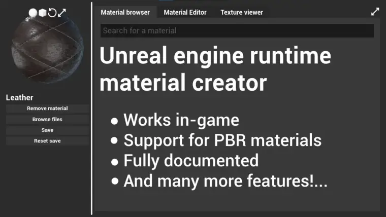 Runtime Material Creator Runtime Material Creator