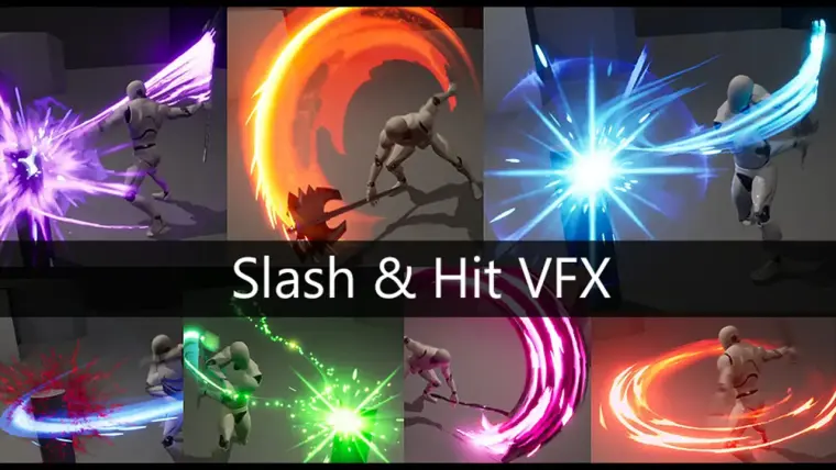 Slash and Hit VFX (with SFX)