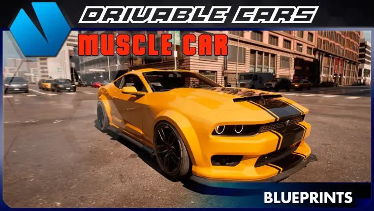 Drivable Cars: Muscle Car