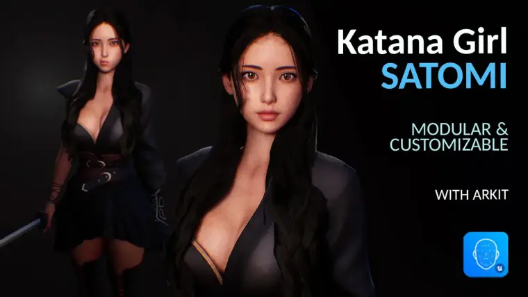 F2 Katana Girl Satomi F2 Katana Girl Satomi