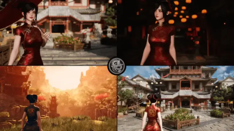 Jua Lee - Girl in Cheongsam Qipao Dress