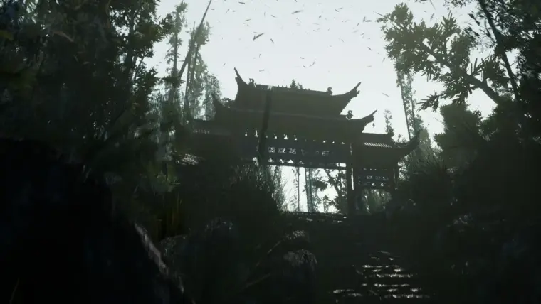 Oriental ancient pictures,temple/Archway/Mountain gate