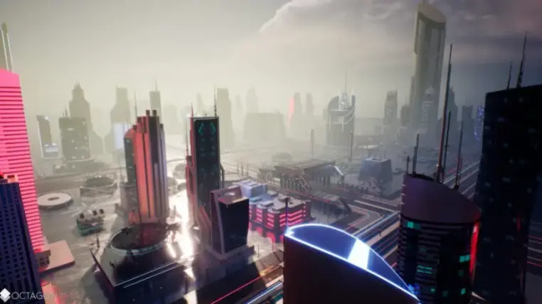Retro Sci-Fi Futuristic City Pack