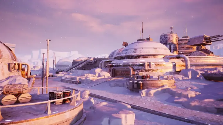Sci-Fi Snow station modular Pack