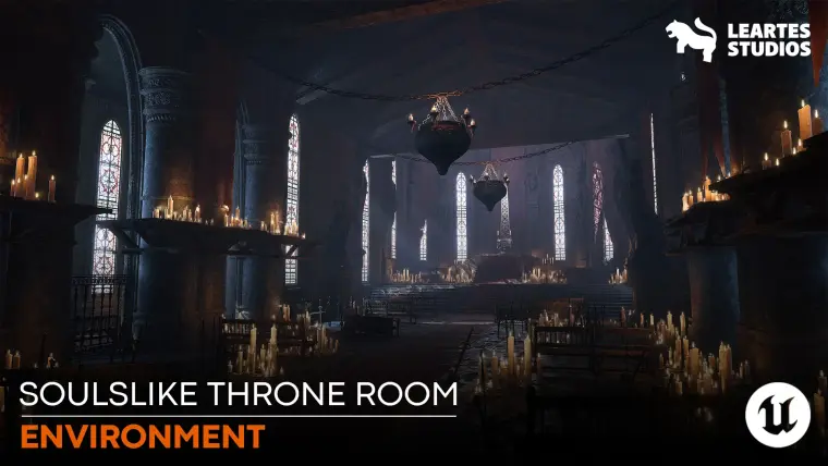 Soulslike Throne Room Interior