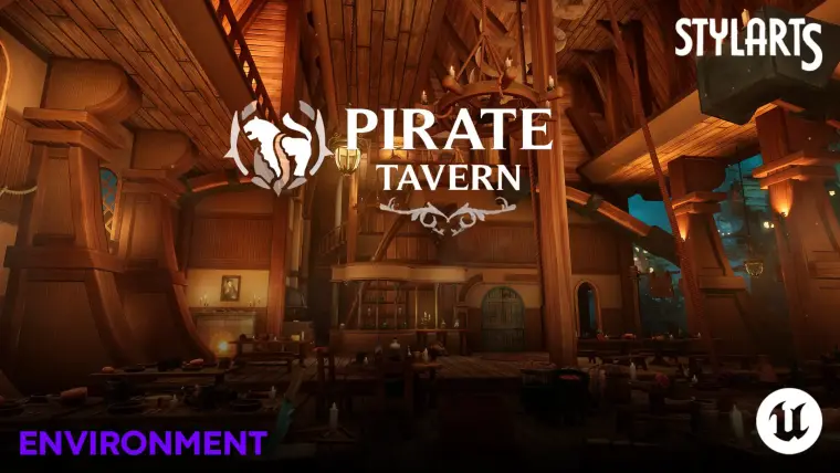 Stylized Pirate Tavern (Modular) ( Pirate , Pirate , Tavern , Stylised )