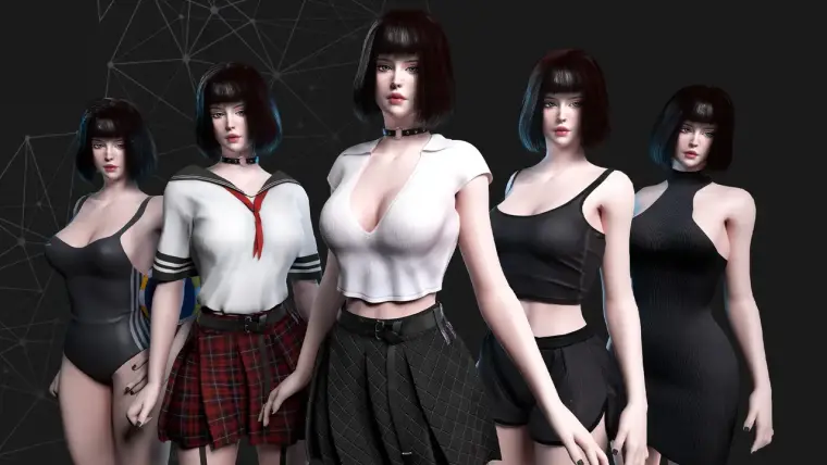 Base Girl - Various Outfits