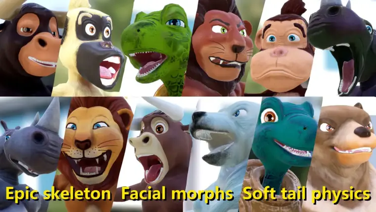 Cartoons Animals Pack 2 Cartoons Animals Pack 2