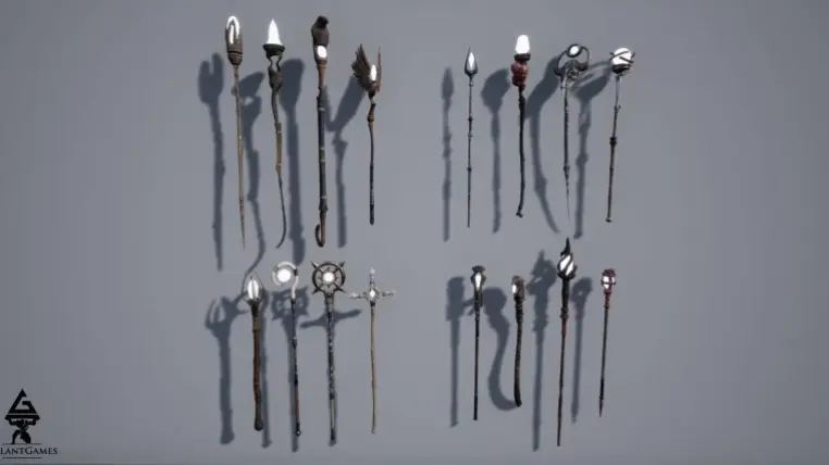 ROG Magical Two-Handed Staffs