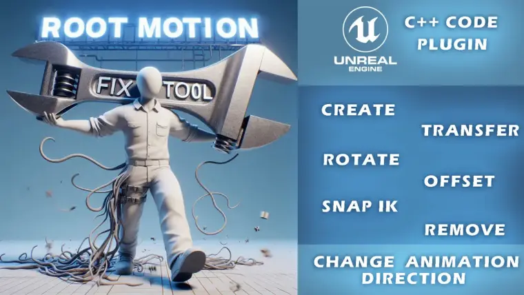 Root Motion Fix Tool | Mocap animations root motion cleaner and fixer