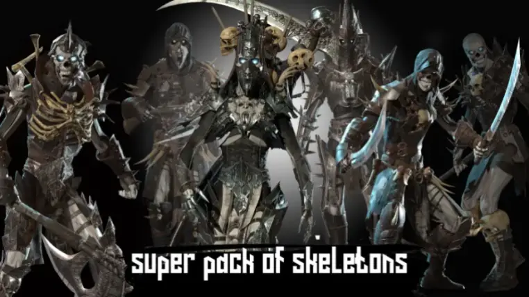 Super pack of skeletons Super pack of skeletons