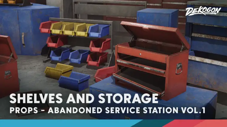 Abandoned Service Garage - VOL.1 - Shelves and Storage