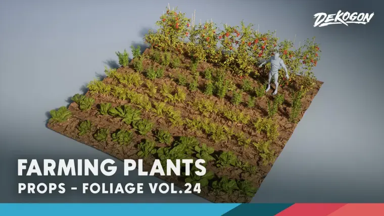 Foliage VOL.24 - Farming Plants (Low Poly)