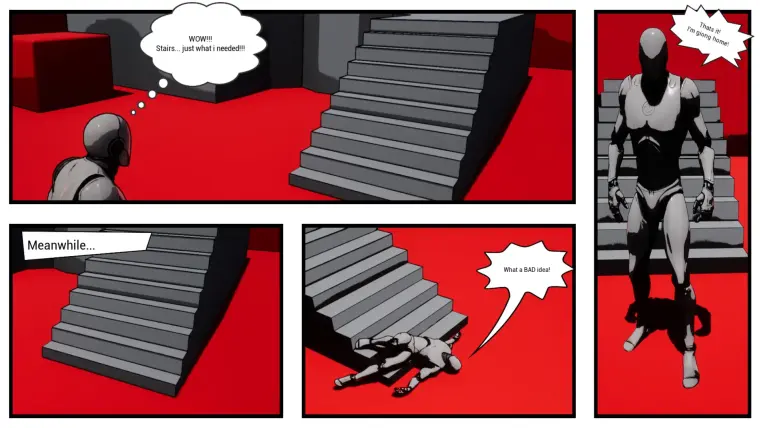 Comic Book Cutscene