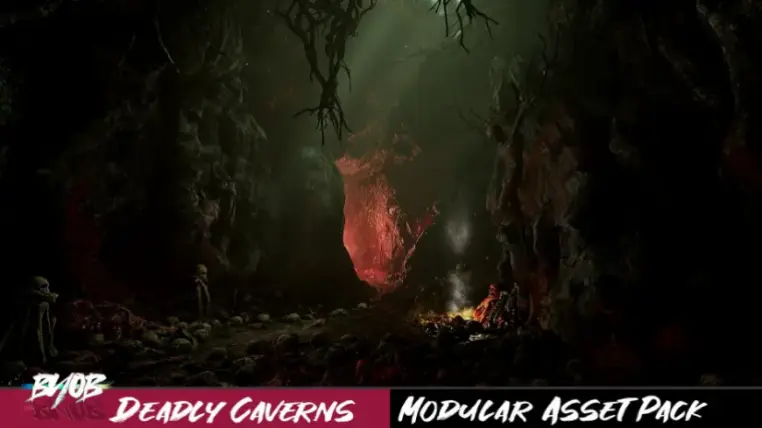 Deadly Caverns - Modular Asset Pack