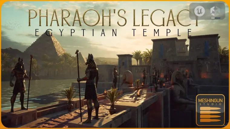 Pharaoh's Legacy: Egyptian Temple Megapack
