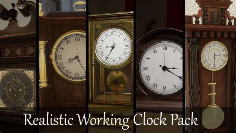 Realistic Working Clock Pack