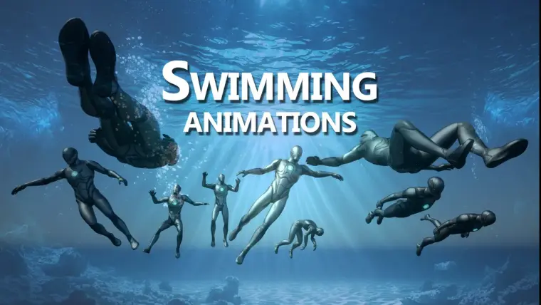 Swimming animation Pack