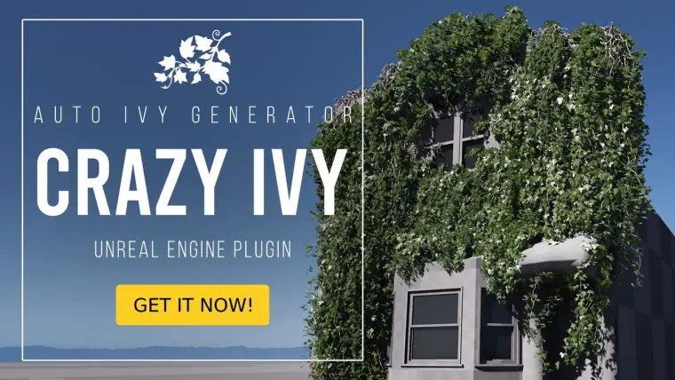 Crazy Ivy Realistic Ivy Generator Vine Plugin - Grow Procedural Plants in Editor