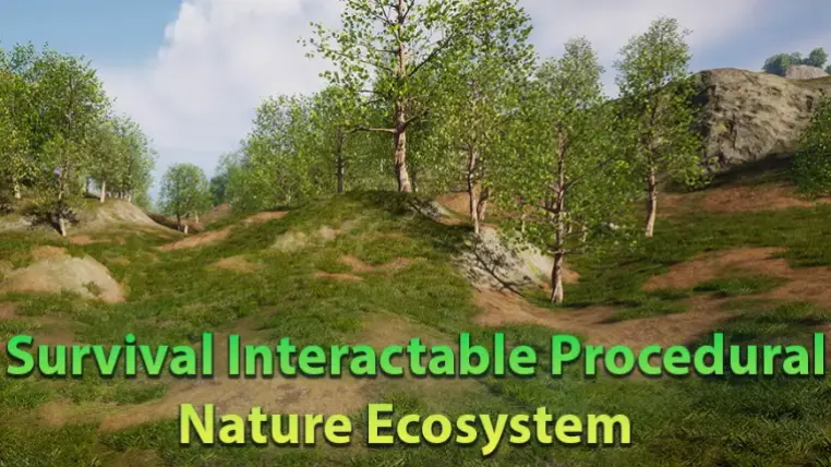 Survival Interactable Procedural Nature Ecosystem