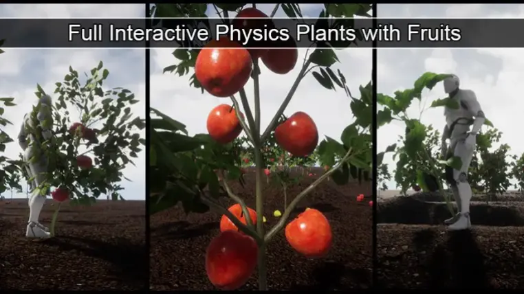 Full Interactive Physic Plants with Fruits and Veg - Dynamic System R13