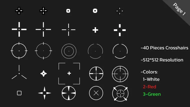 Simple Crosshairs Pack