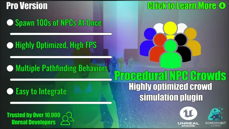 Procedural NPC Crowds Pro V3