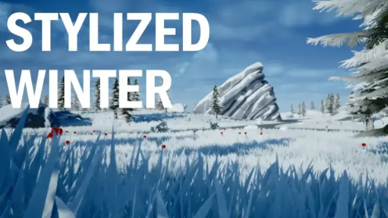 Stylized Winter Forest