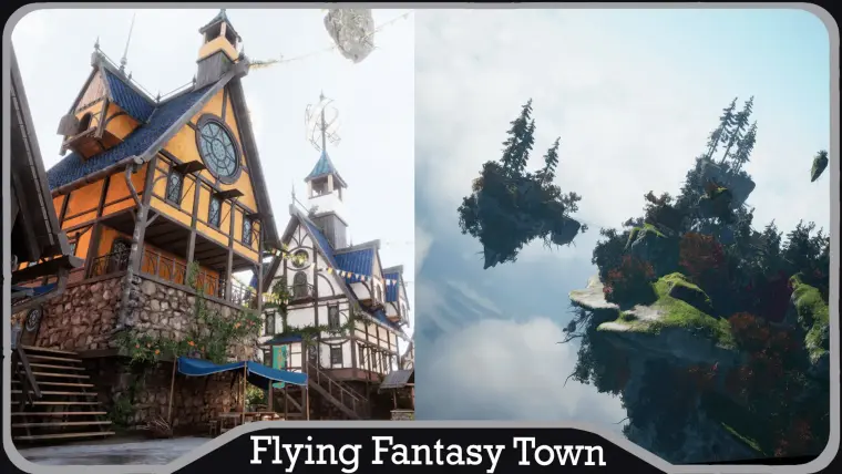 Flying Fantasy Town