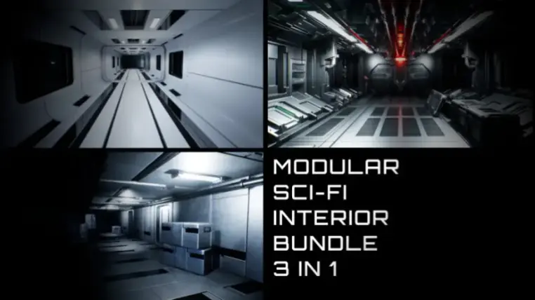Modular Sci-Fi Interior Bundle