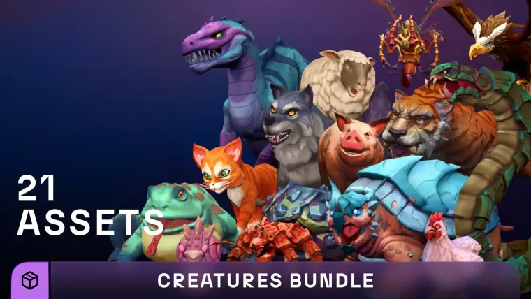 Stylized Fantasy Creatures Bundle Stylized Fantasy Creatures Bundle