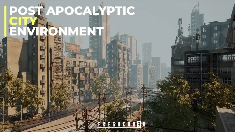Abandoned Post Apocalyptic City Pack Abandoned Post Apocalyptic City Pack