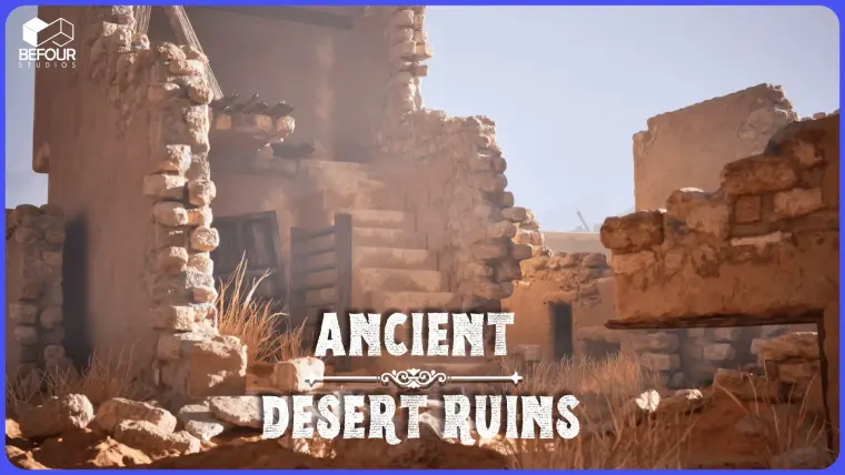 Ancient Desert Ruins Environment w/ Map Generator PCG Ancient Desert Ruins Environment w/ Map Generator PCG