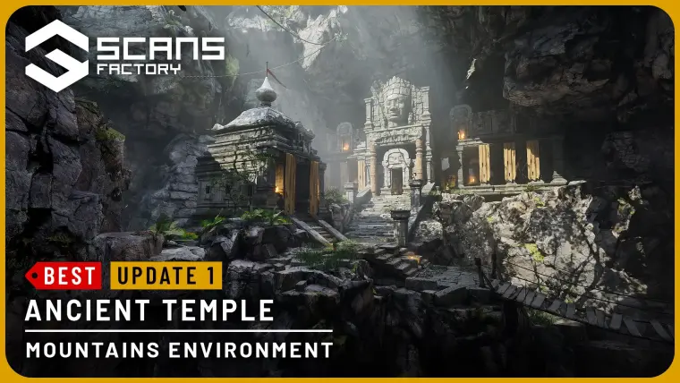 Ancient Temple Ruins - Mountains Environment Ancient Temple Ruins - Mountains Environment