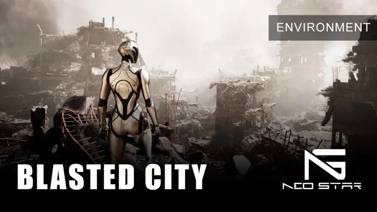 Blasted City - Destroyed Buildings Pack Blasted City - Destroyed Buildings Pack
