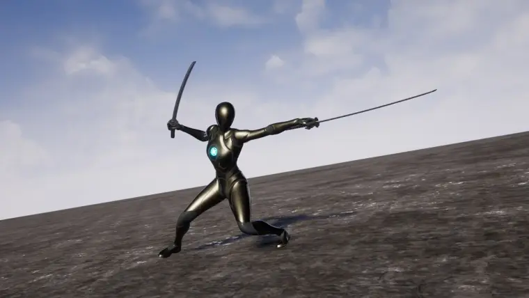 Female TwinKatana Female TwinKatana