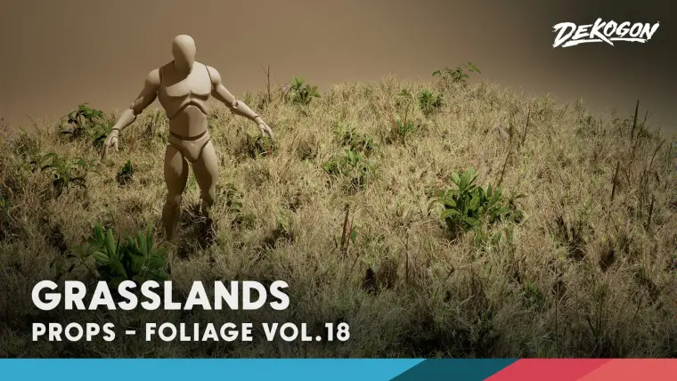 Foliage VOL.18 - Grasslands (Low Poly) Foliage VOL.18 - Grasslands (Low Poly)