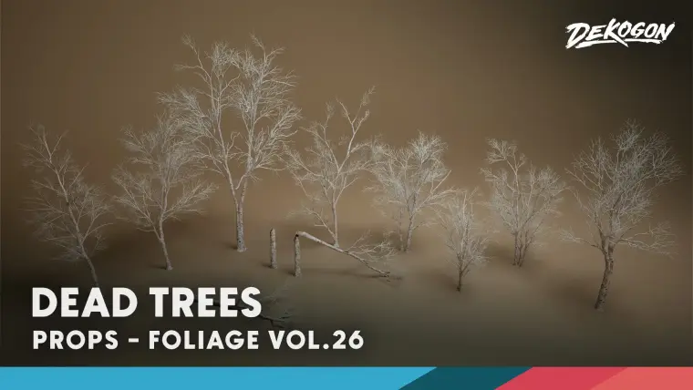 Foliage VOL.26 - Dead Birch Trees (Nanite + Low Poly) Foliage VOL.26 - Dead Birch Trees (Nanite + Low Poly)