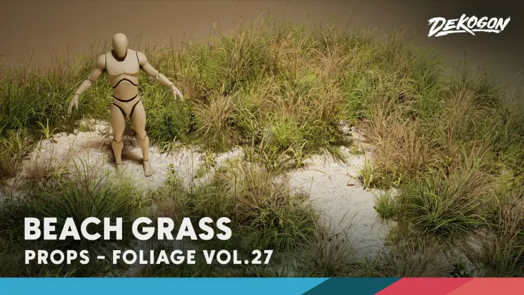 Foliage VOL.27 - Beach Grass (Low Poly) Foliage VOL.27 - Beach Grass (Low Poly)