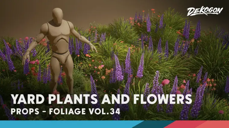 Foliage VOL.34- Yard Plants and Flowers (Low Poly) Foliage VOL.34- Yard Plants and Flowers (Low Poly)