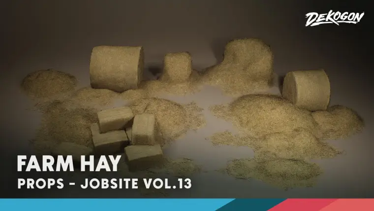 Jobsite VOL.13 - Farm Hay (Nanite & Low Poly) Jobsite VOL.13 - Farm Hay (Nanite & Low Poly)