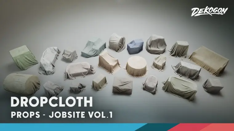 Jobsite VOL.1 - Dropcloth (Nanite & Low Poly) Jobsite VOL.1 - Dropcloth (Nanite & Low Poly)