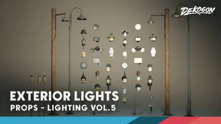 Lighting VOL.5 - Exterior Lights (Nanite and Low Poly) Lighting VOL.5 - Exterior Lights (Nanite and Low Poly)