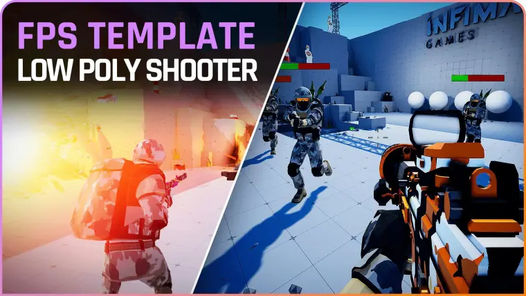 Low Poly Shooter Pack v6.0 Low Poly Shooter Pack v6.0
