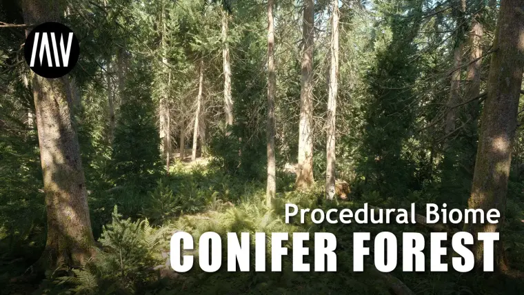 MW Conifer Forest Trees Biome MW Conifer Forest Trees Biome
